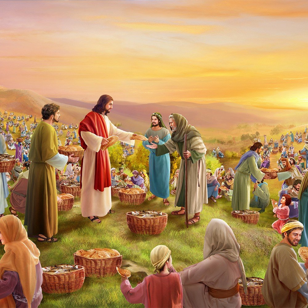 Jesus Feeds Five Thousand Men